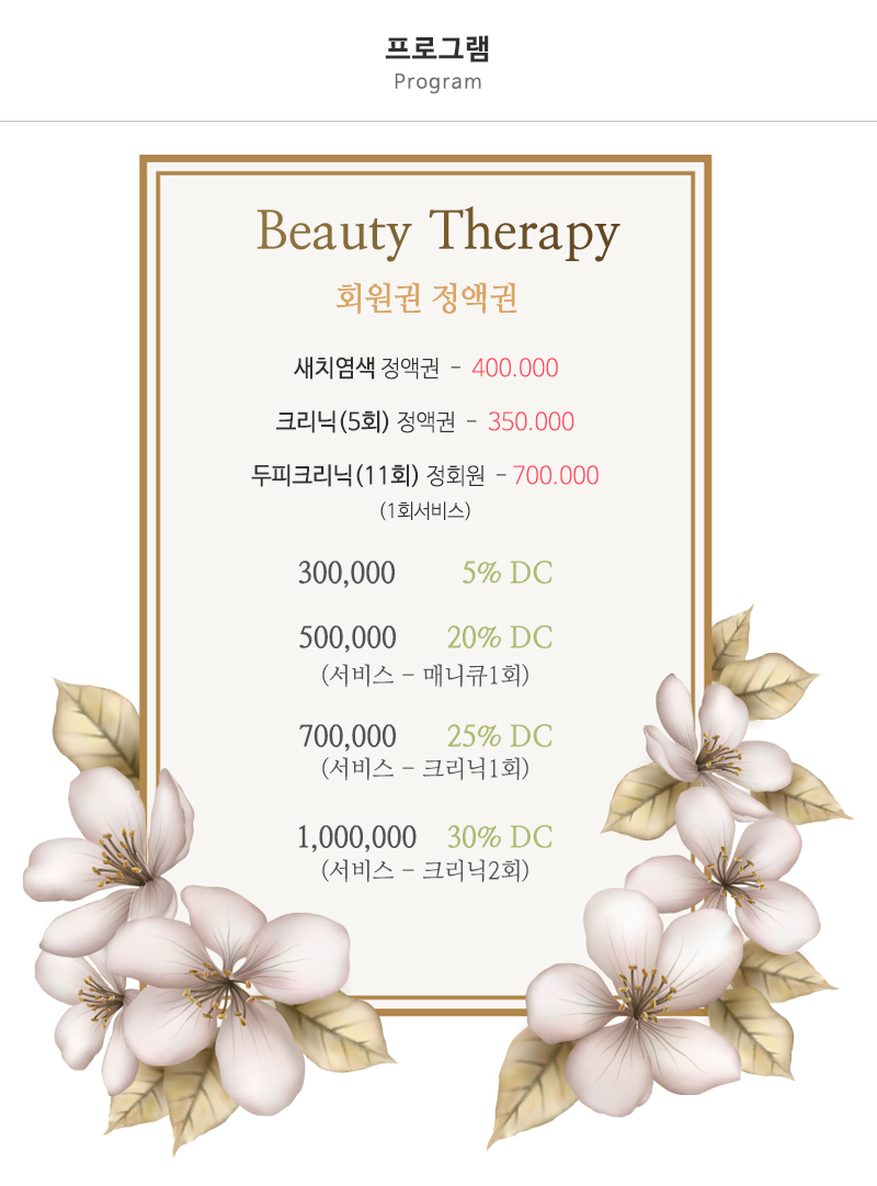 뷰티테라피 연구소_내용